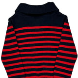 Age 5 Oshkosh Striped Sweater - XS Navy Cotton