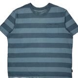 Patagonia Striped T-Shirt - 2XL Blue Cotton