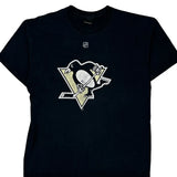 Pittsburgh Penguins Reebok Nhl T-Shirt - Large Black Cotton