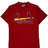 Cardinals Majestic Mlb T-Shirt - Medium Red Cotton