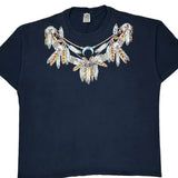 Cal Cru T-Shirt - 2XL Navy Cotton