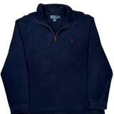 Polo By Ralph Lauren 1/4 Zip - XL Navy Cotton