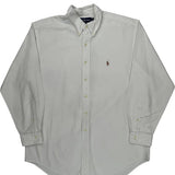 Ralph Lauren Shirt - Large White Cotton