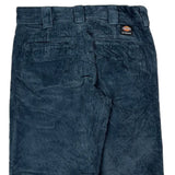 Dickies Double Knee Cord Pants - 30″ Waist Blue Corduroy
