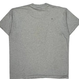 Single Stitch Screen Stars T-Shirt - XL Gray Cotton Blend