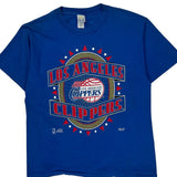 Los Angeles Clippers Competitors View Graphic T-Shirt - Large Blue Cotton