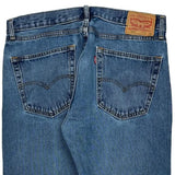 505 Levis Jeans - 35W 27L Blue Cotton