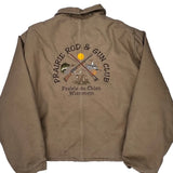 Faded Sdl Carhartt Embroidered Arctic Jacket - 2XL Beige Cotton
