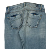 Ecko Unltd Boot Cut Jeans - 30W UK 8 Light Wash Denim