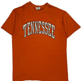 Tennessee The Cotton Exchange Single Stitch T-Shirt - Large Orange Cotton