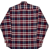 Tommy Hilfiger Checked Flannel Shirt - Small Blue Cotton
