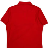 Lee Polo Shirt - Large Red Cotton Blend