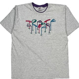 Single Stitch Golf Graphic Anvil T-Shirt - XL Gray Cotton