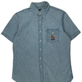 Ralph Lauren Denim Shirt - Medium Blue Cotton