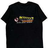 Scotty'S Auction Service Tommy Hilfiger Graphic T-Shirt - Medium Black Cotton