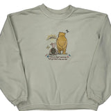 Disney Cartoon Sweatshirt - Large Cream Cotton