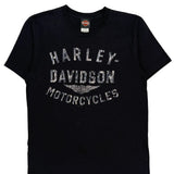 Dublin, Ireland Harley Davidson Graphic T-Shirt - Large Black Cotton