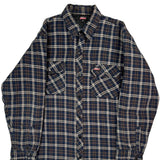 Dickies Checked Jacket - XL Blue Cotton