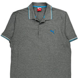 Puma Polo Shirt - XL Grey Cotton