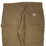 Carhartt Carpenter Pants - 38W 30L Brown Cotton