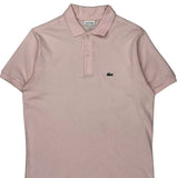 Age 16 Lacoste Polo Shirt - Large Pink Cotton