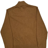 Polo By Ralph Lauren 1/4 Zip - XL Brown Wool