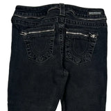 True Religion Skinny Jeans - 28W UK 8 Black Cotton Blend