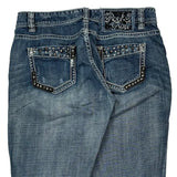 Rock & Republic Studded Jeans - 33W US 8 Blue Denim