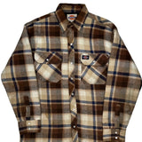 Dickies Checked Jacket - Medium Blue Cotton