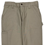 Loose Original Fit Carhartt Carpenter Pants - 31W 32L Khaki Cotton