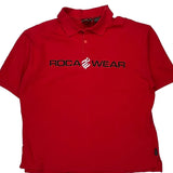 Rocawear Spellout Polo Shirt - 2XL Red Cotton