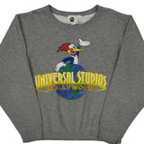 Universal Studios Cartoon Sweatshirt - Small Gray Cotton