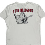 True Religion T-Shirt - Large White Cotton