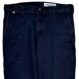 Carhartt Pants - 36W 30L Navy Cotton Blend