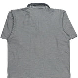 Stretch Tommy Hilfiger Striped Polo Shirt - XL Black & White Cotton
