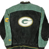 Packers Nfl Football Varsity Jacket - XL Black Suede