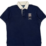 Ralph Lauren Rugby Shirt - XL Blue Cotton