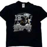 Age 16 Raiders Nfl Graphic T-Shirt - XL Black Cotton