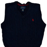Age 2 Polo By Ralph Lauren Sweater Vest - 3XS Navy Cotton