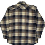Dickies Checked Flannel Shirt - Medium Brown Cotton