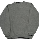 90S Blank Athletic Works Sweatshirt - Large Grey Polyester Blend