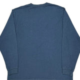 Carhartt Long Sleeve T-Shirt - 2XL Blue Cotton