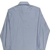 Tommy Hilfiger Slim Fit Shirt - Large Blue Cotton