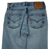 501 Levis Jeans - 30W 30L Light Wash Cotton