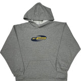 Reebok Hoodie - Large Gray Cotton Blend