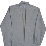 Slim Fit Ralph Lauren Checked Shirt - XL Blue Cotton