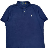 Ralph Lauren Polo Shirt - XL Blue Cotton