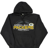 Green Bay Packers Nfl Hoodie - 2XL Black Cotton