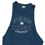 Notre Dame Irish Athletics Adidas College Tank Top - Small Blue Cotton