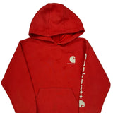 Age 10-12 Carhartt Hoodie - Medium Red Cotton